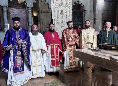 სასწავლო წლის დასრულების აღსანიშნავი მსახურება სვეტიცხოვლის საპატრიარქო ტაძარში