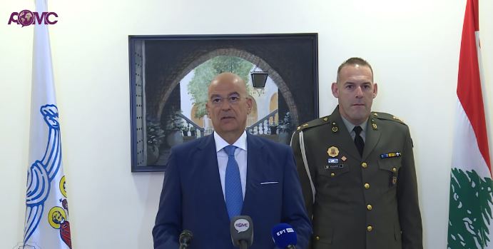 كلمة مباشرة لمعالي وزير الدفاع اليونانيّ نيقولاوس ديندياس، من المقرّ البطريركيّ في البلمند.