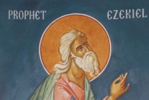 Profeti Ezekiel. Hierodëshmorët Apolinari e Vitali të Ravenës. Oshënare Pelagjia në Tinos