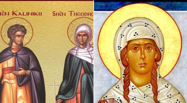 Dëshmor Kaliniku. Dëshmore Beatris e 2 vëllezërit. Dëshmore Theodhota e 3 fëmijët e saj