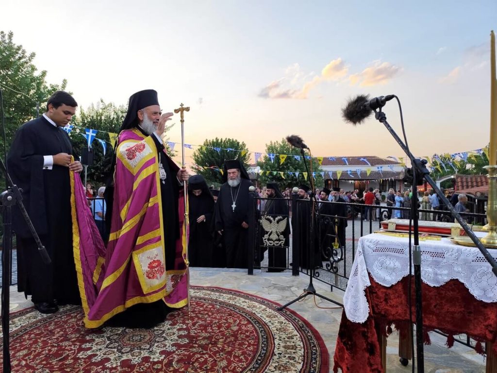 Απόδοση εορτής της Κοιμήσεως Θεοτόκου στο Ιερό Προσκύνημα Παναγίας Δεμερλιωτίσσης Φαρσάλων