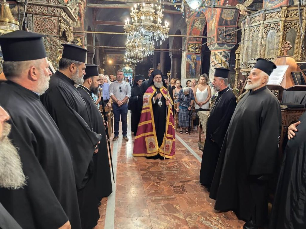 Εορταστική ακολουθία για τον Τίμιο Πρόδρομο στον Πρόδρομο Καρδίτσας