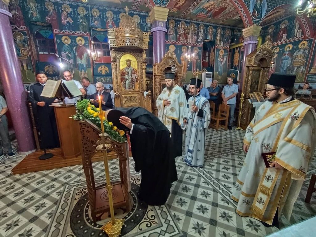 Ο Μητροπολίτης Θεσσαλιώτιδος και Φαναριοφερσάλων στον Αμάραντο για την Ιερά Παράκληση προς την Υπεραγία Θεοτόκο