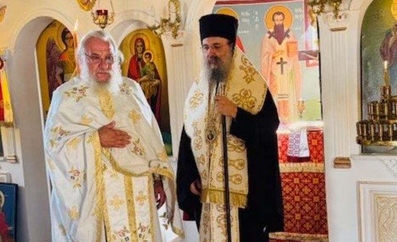 Ο Μητροπολίτης Πατρών ανήμερα της Παναγίας στα πυρόπληκτα Μοιρέϊκα