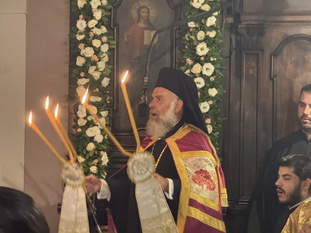 Ο Μητροπολίτης Θεσσαλιώτιδος Τιμόθεος στον Άγιο Σπυρίδωνα στην Κέρκυρα
