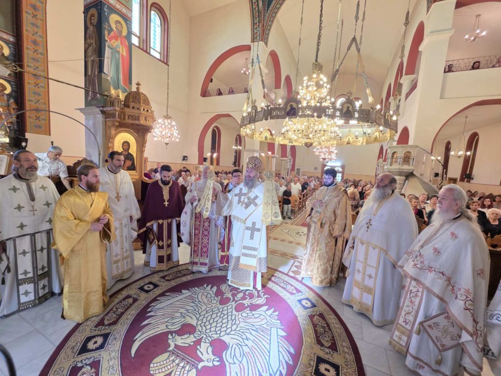 Πανηγυρική Αρχιερατική Θεία Λειτουργία στην Πτολεμαΐδα για τον Πολιούχο Άγιο Ιωάννη τον Πρόδρομο