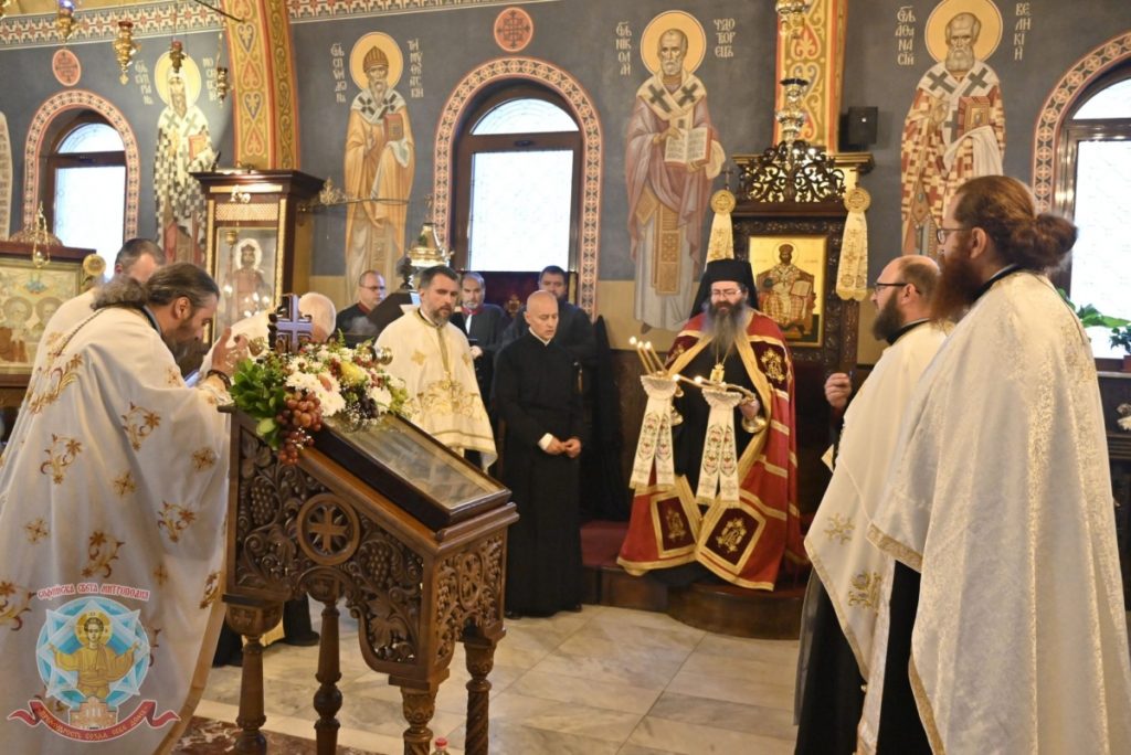 Празнична архиерейска вечерня в чест на Преображение Господне