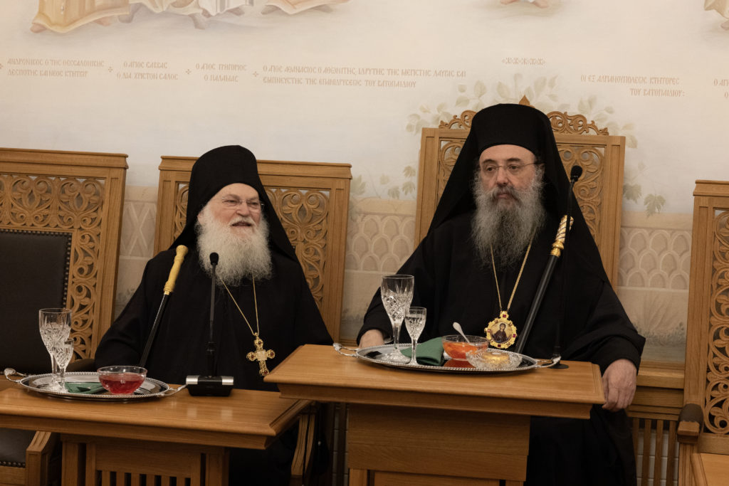 Η Κοίμηση της Θεοτόκου στην Ι.Μ.Μ. Βατοπαιδίου: Ομιλίες στο Συνοδικό (ΒΙΝΤΕΟ)