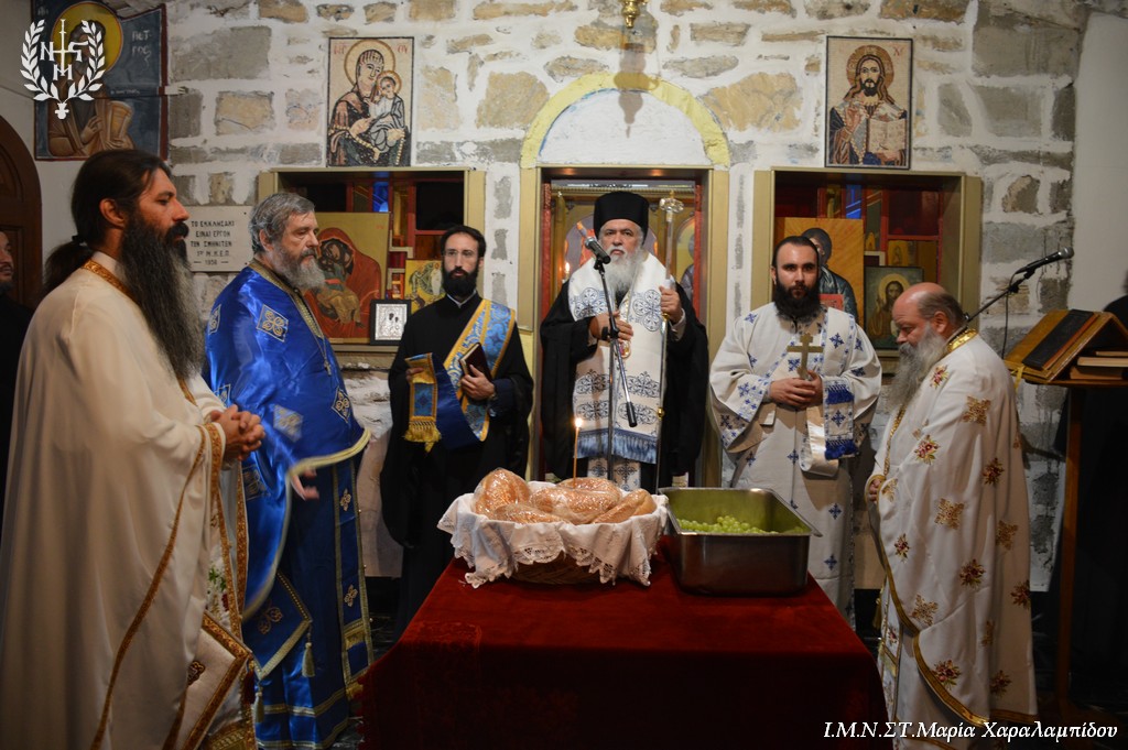 Ο Νεαπόλεως Βαρνάβας στο Ιερό Παρεκκλήσι της Μεταμορφώσεως του Σωτήρος στο Χορτιάτη