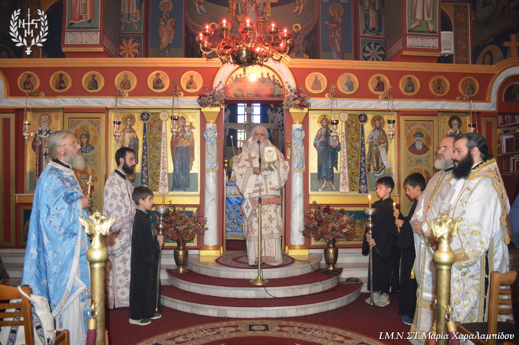 Ο Νεαπόλεως Βαρνάβας στον Ι.Ν. Αγίου Στεφάνου Εξοχής