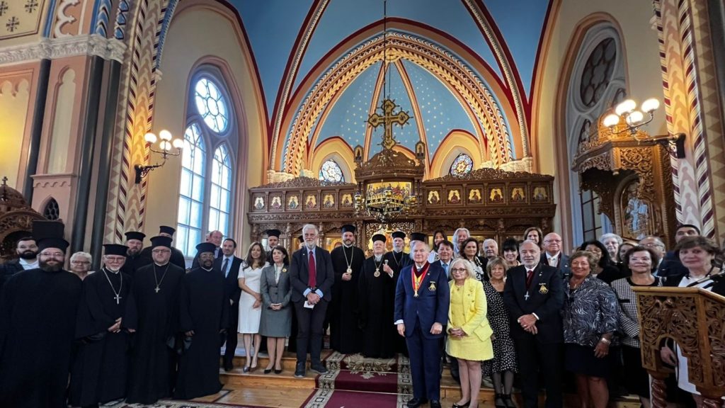 Ο Υφυπουργός Εξωτερικών στα Θυρανοίξια του Ι.Ν. Αγίου Γεωργίου Στοκχόλμης