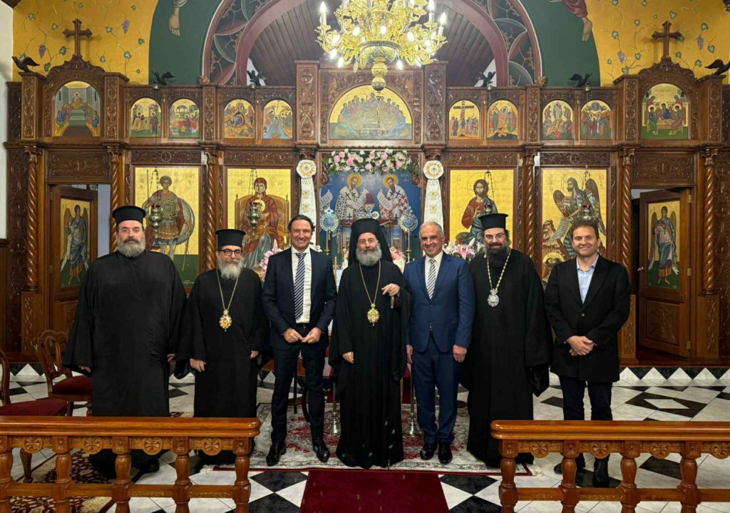 Ο Αρχιεπίσκοπος Αυστραλίας επισκέφθηκε τον Ιερό Ναό Αγίου Γεωργίου Thornbury