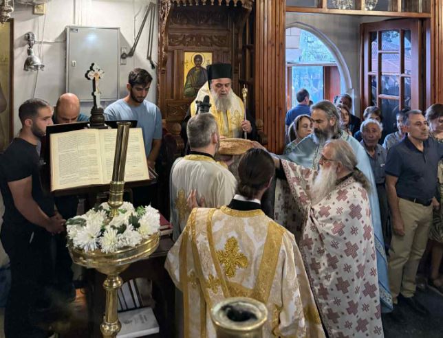 Ο Μητροπολίτης Κιτίου στον πανηγυρίζοντα Ιερό Ναό Παναγίας Αβδελλερού