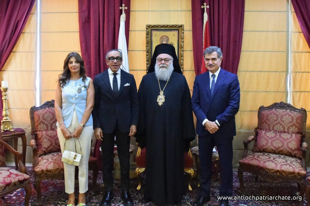 Ο Πατριάρχης Αντιοχείας συναντήθηκε με τον Πρέσβη της Αιγύπτου στο Λίβανο