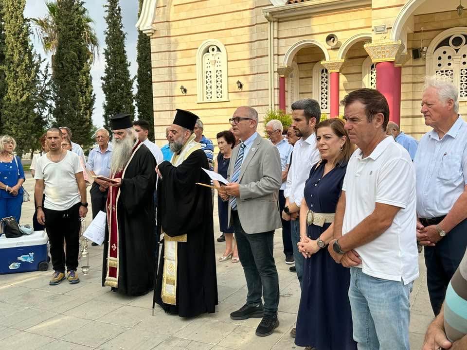 Τρισάγιο για τους πεσόντες και αγνοούμενους Μυρτιώτες τέλεσε ο Μητροπολίτης Κυρηνείας