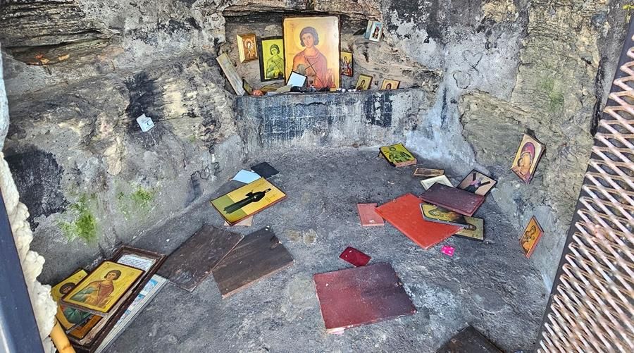 «Άντρο βανδαλισμού και ασεβών πράξεων» το σπήλαιο του Αγίου Φανουρίου στην κατεχόμενη Κερύνεια – Διερεύνηση από την Κυβέρνηση ζητά ο Δήμος