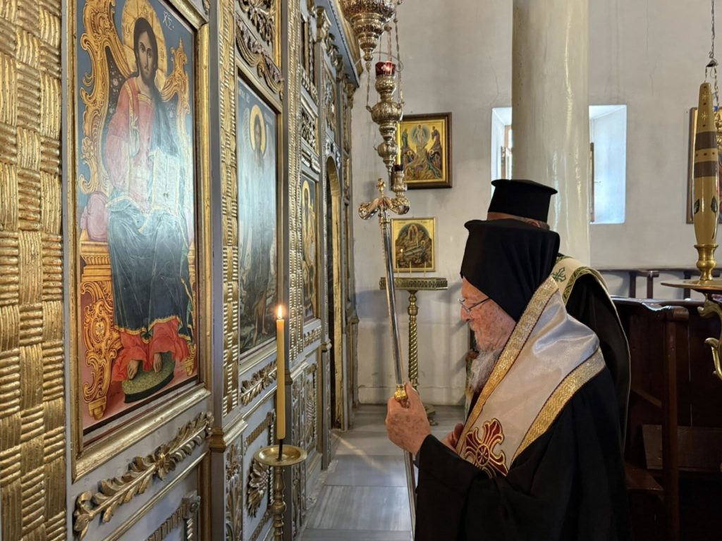 Τρισάγιο για τον αείμνηστο Άρχοντα της Μ.τ.Χ.Ε. Χρυσόστομο Σταμούλη τέλεσε ο Οικουμενικός Πατριάρχης