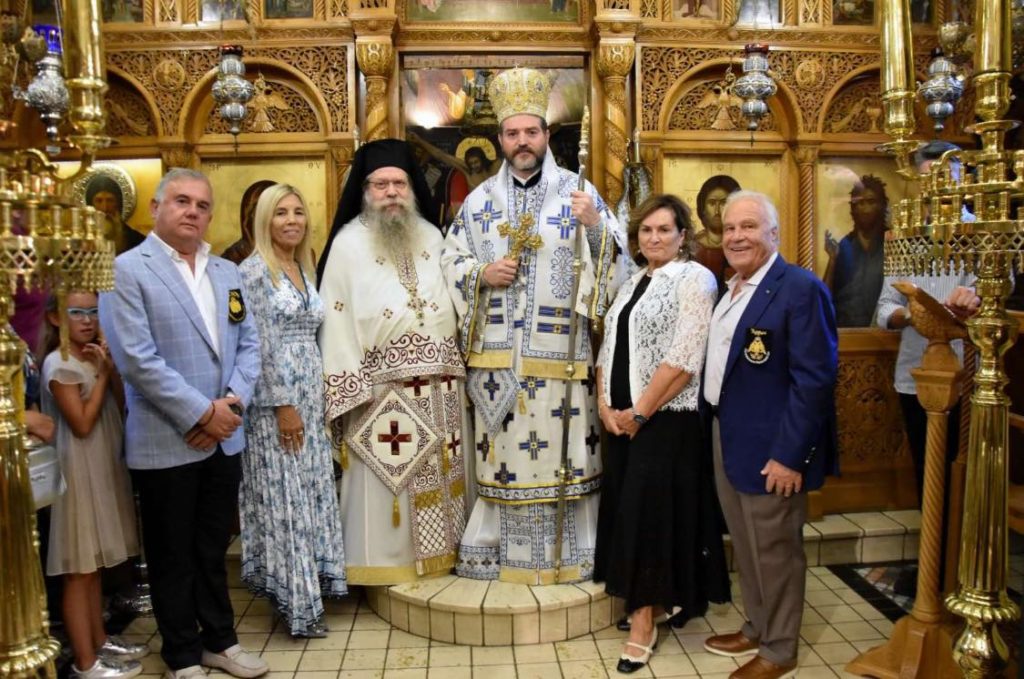 Ο Μητροπολίτης Νέας Ιερσέης στην Ι.Μ. Αγίου Δαυίδ Ευβοίας