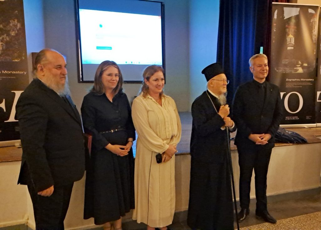 Ο Οικουμενικός Πατριάρχης στην εκδήλωση της Αγιορειτικής Εστίας στην Ίμβρο