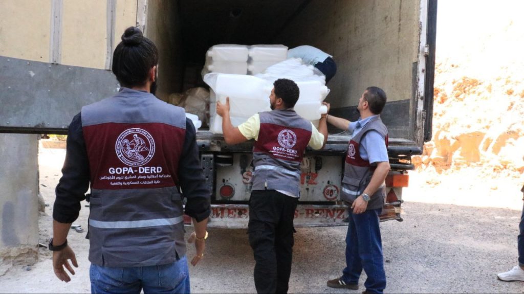 Παράδοση ανθρωπιστικής βοήθειας στη νότια Συρία από το Πατριαρχείο Αντιοχείας