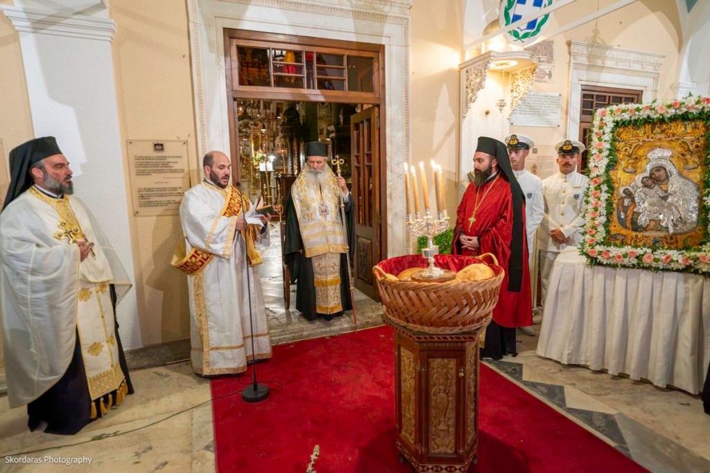 Η Απόδοση της εορτής της Κοιμήσεως της Θεοτόκου στην Ύδρα