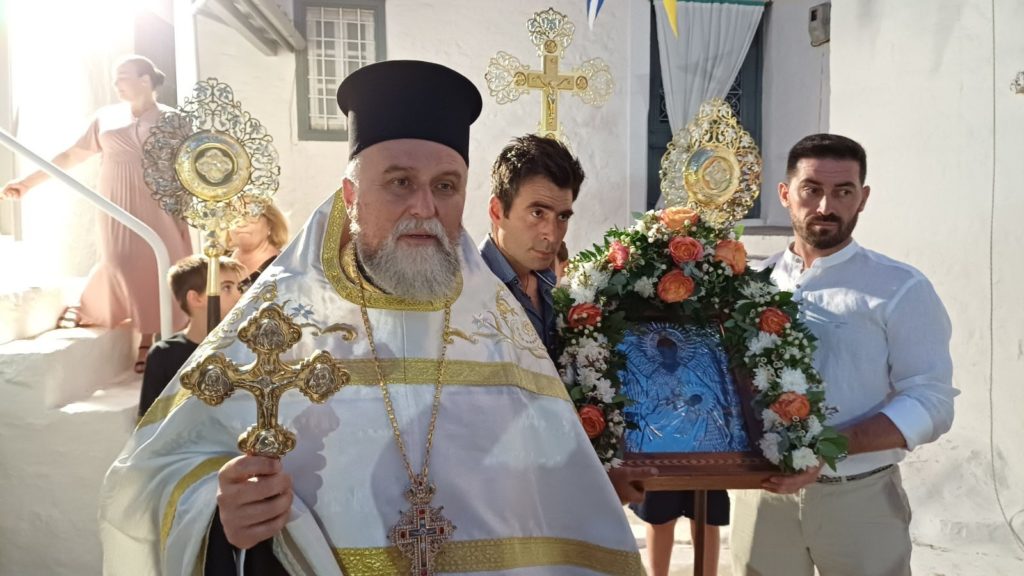 Εσπερινός Τιμίου Προδρόμου στην ομώνυμη ενορία στην Ύδρα