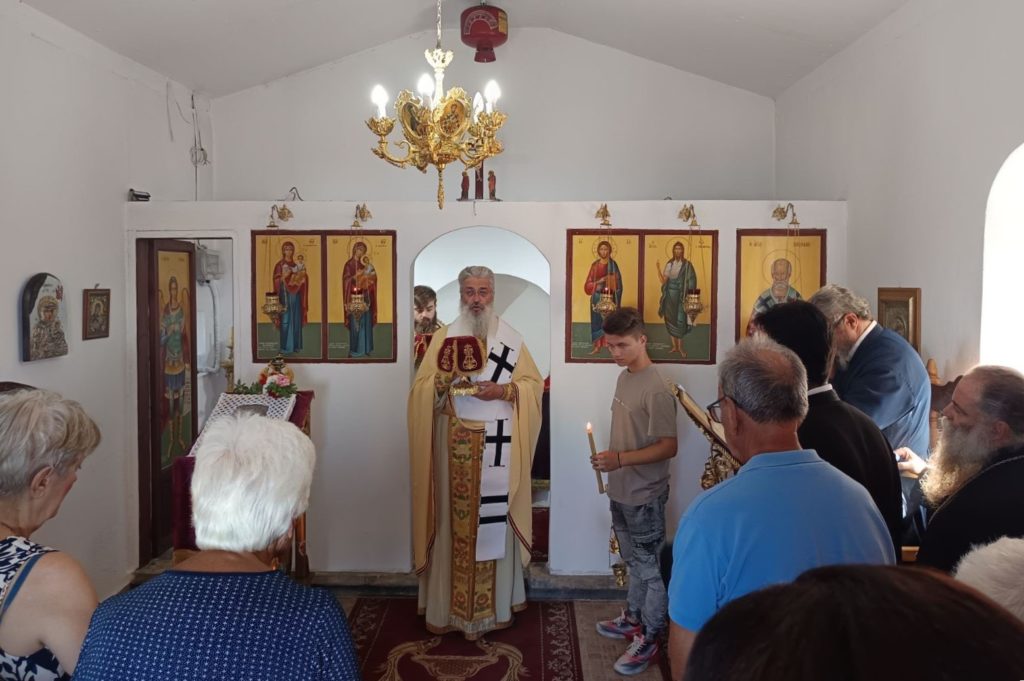 Αρχιερατική Θεία Λειτουργία στην Παναγία Κρημνιώτισσα Σαμοθράκης