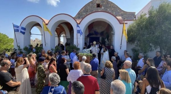 Εορτασμός της Κοιμήσεως της Θεοτόκου στη Λέρο