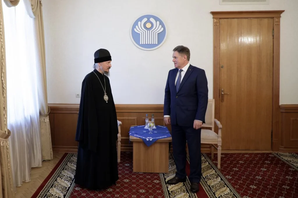 Συνάντηση Μητροπολίτη Μινσκ με τον Πρώτο Αναπληρωτή Γενικό Γραμματέα της Κοινοπολιτείας Ανεξαρτήτων Κρατών