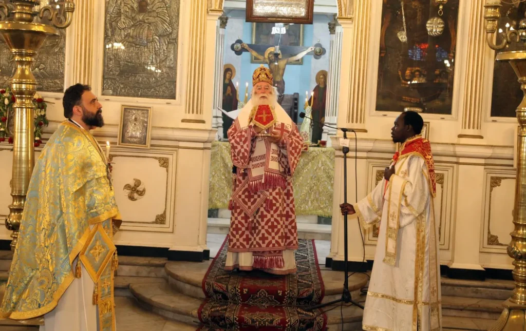 Στον Ιερό Ναό Κοιμήσεως της Θεοτόκου Αλεξανδρείας ο Πατριάρχης Θεόδωρος