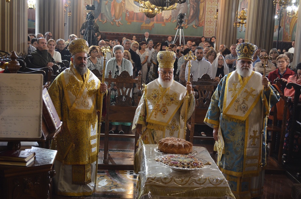 Πλήθος κόσμου στην Ιερά Μονή Κύκκου για τον εορτασμό της Κοιμήσεως της Θεοτόκου