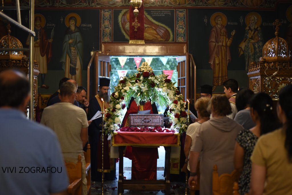 Eγκώμια για τον πρωτομάρτυρα Άγιο Στέφανο στην Νέα Ιωνία