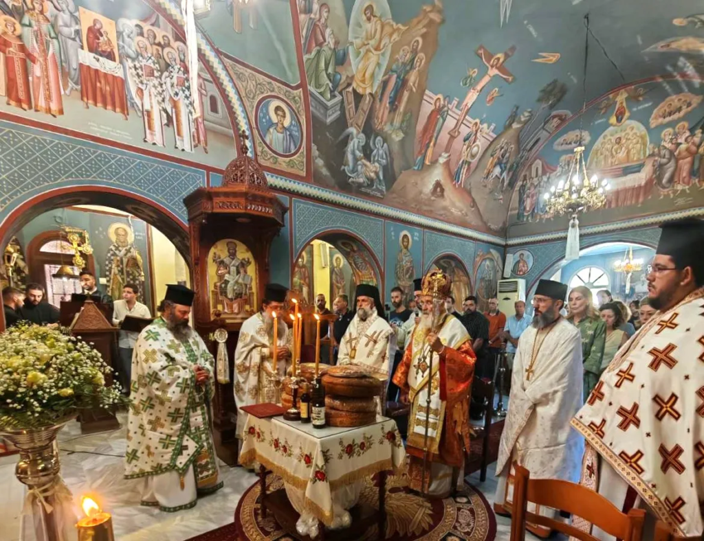 Εορτή του Αγίου Φανουρίου στη Λέρο