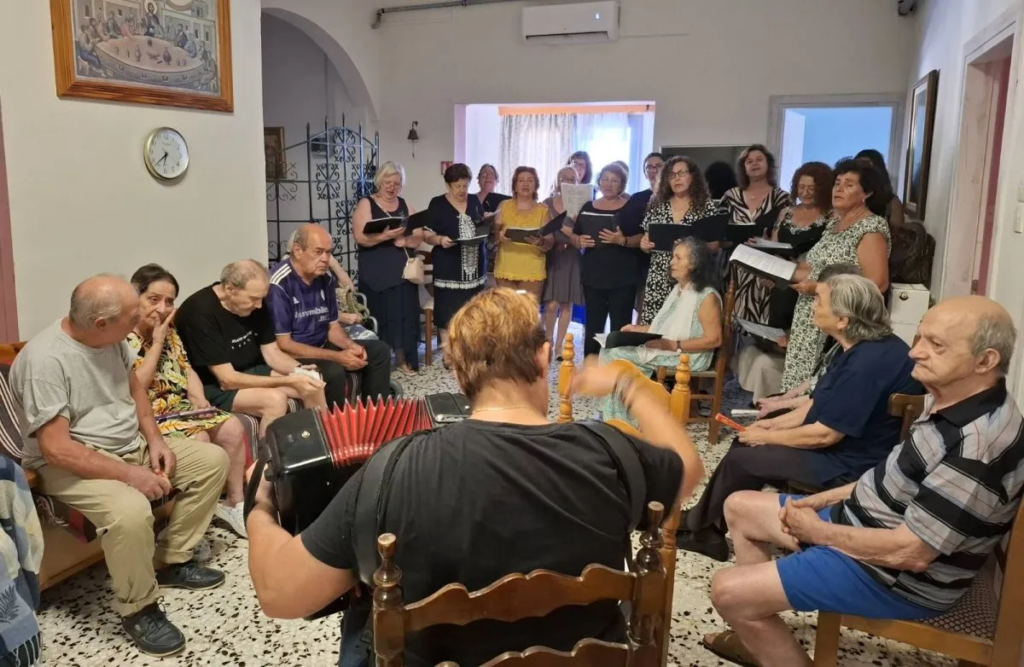 Ψυχαγωγική εκδήλωση στο Ισιδώρειο Γηροκομείο Λέρου