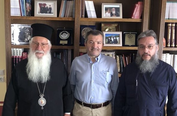 Επίσκεψη Διοικητή Νοσοκομείου Λιβαδειάς στον Μητροπολίτη Θηβών