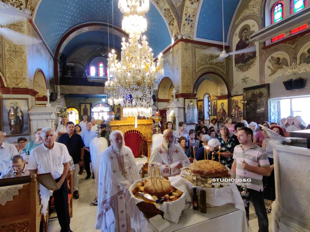 Η Απόδοση της εορτής της Κοιμήσεως της Θεοτόκου στη Νέα Κίο Αργολίδας