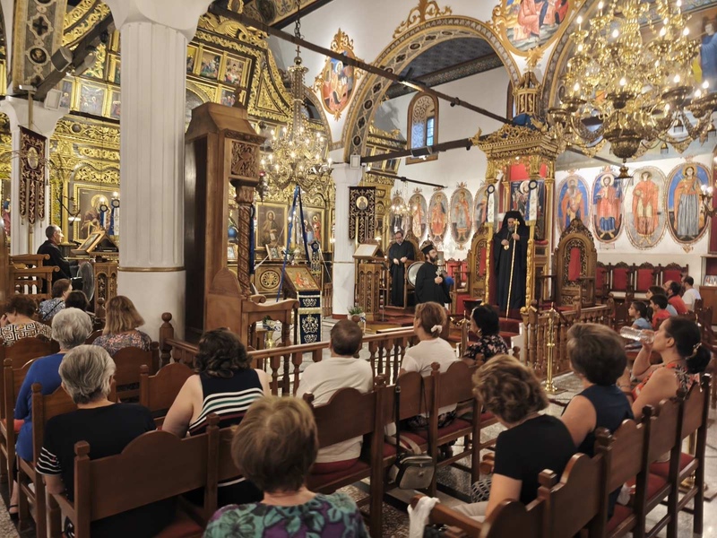 Εσπερινός και Μεγάλη Παράκληση στον Ιερό Ναό της Αγίας Μαρίνης Ιωαννίνων