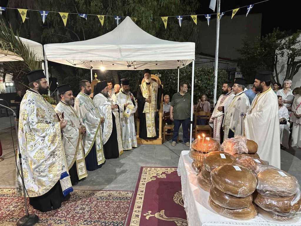 Η πανήγυρη του Ιερού Καθεδρικού Ναού Μεταμορφώσεως του Σωτήρος στο Αρκαλοχώρι