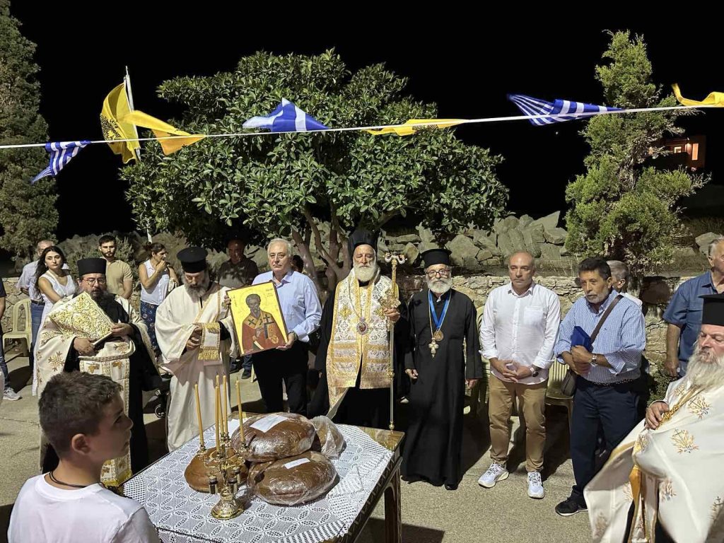 Πανηγυρικός Εσπερινός Αγίου Μύρωνος στο Καστρί Βιάννου