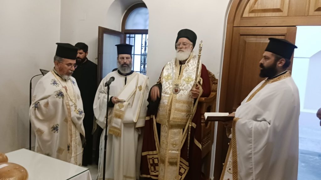 Πανηγυρικός Εσπερινός Αποστόλου Ματθία στον Ιερό Μητροπολιτικό Ναό στο Αρκαλοχώρι