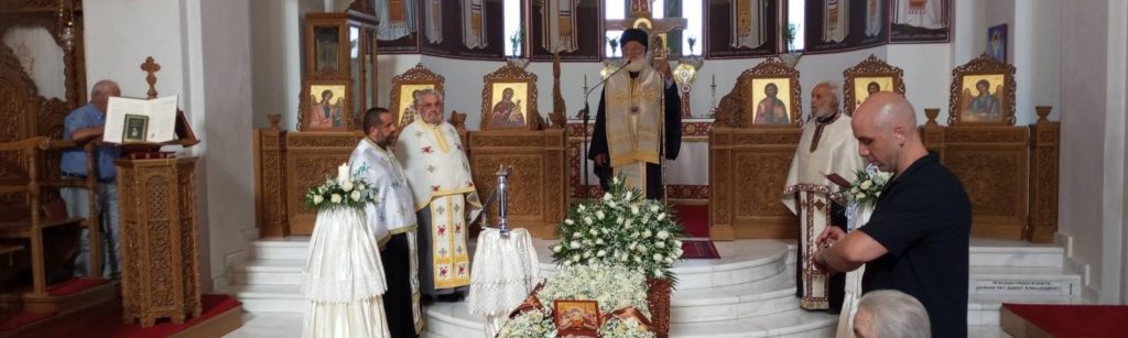 Εξόδιος ακολουθία μακαριστού Κυριάκου Μουράτη στο Αρκαλοχώρι