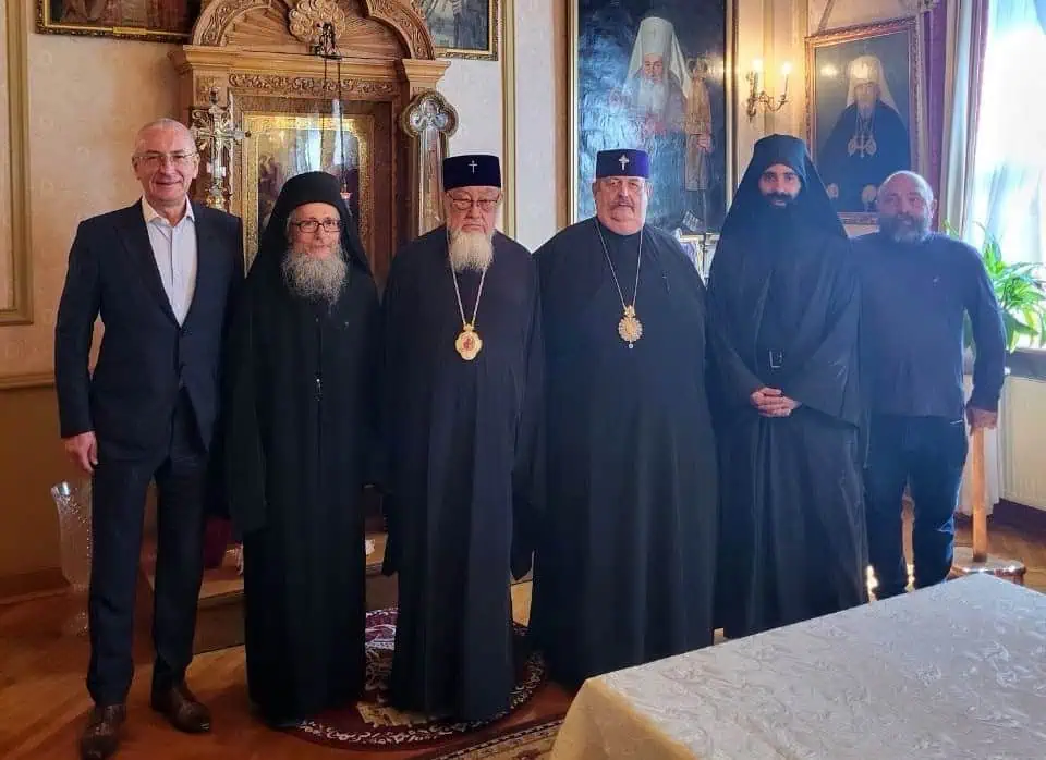 Ο Μητροπολίτης Βαρσοβίας υποδέχθηκε μέλη της αδελφότητας της Ιεράς Μονής Δοχειαρίου