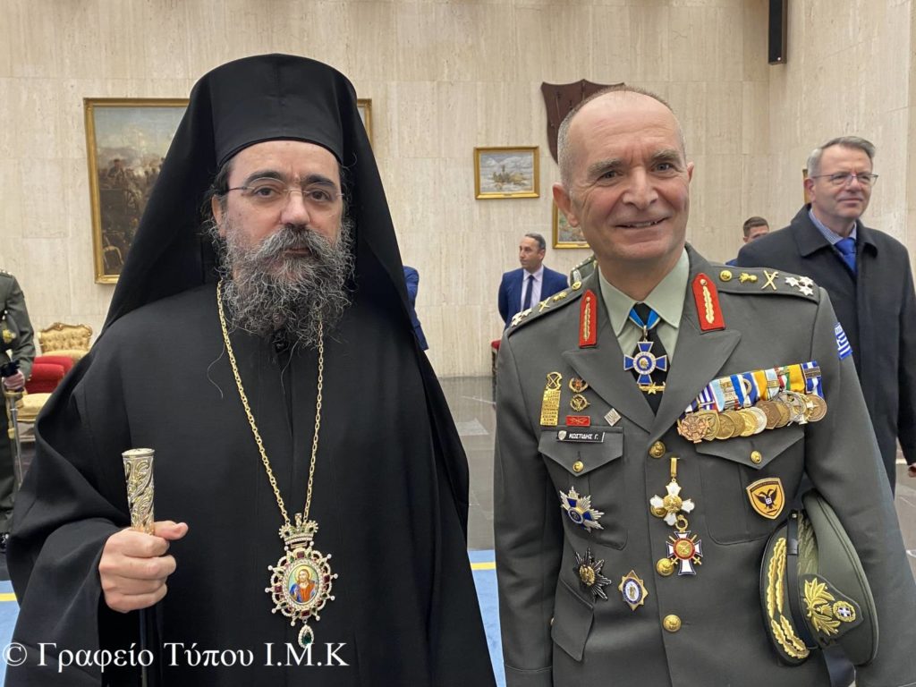 Ευχετήρια επιστολή του Αρχηγού ΓΕΣ προς τον Μητροπολίτη Καστορίας για την εορτή της Κοιμήσεως της Θεοτόκου