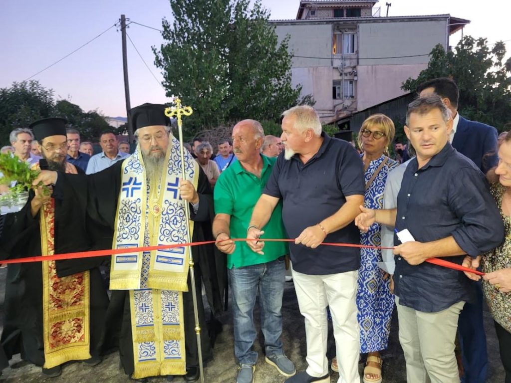 Τα εγκαίνια του νέου καταστήματος ΤΑΟΛ Λευκάδος από τον Μητροπολίτη Λευκάδος