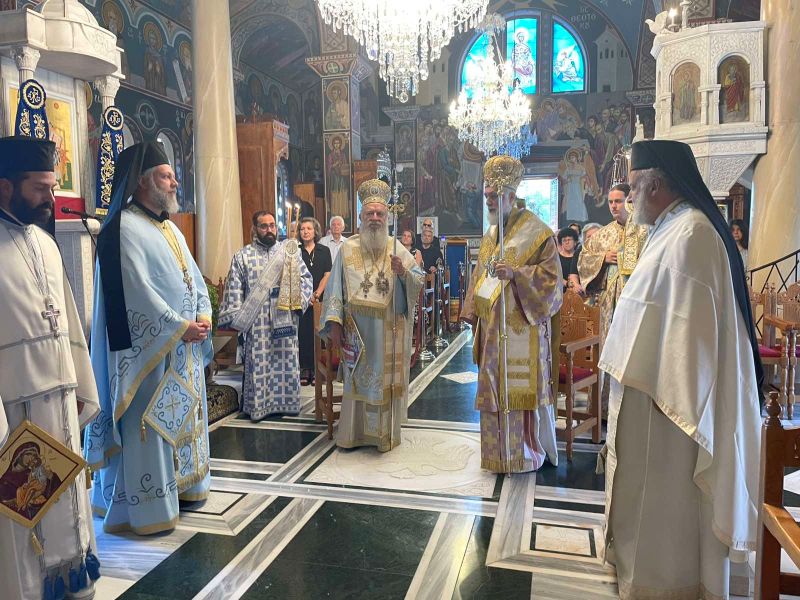 Αρχιερατικό συλλείτουργο στο Ιερό Προσκύνημα Παναγίας Φανερωμένης Ν. Αρτάκης