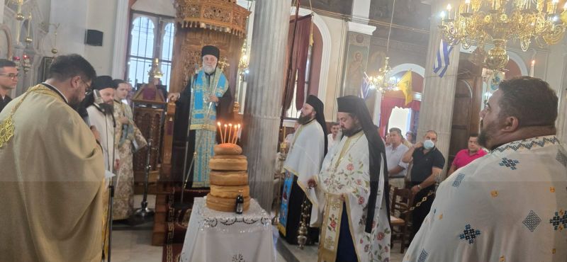 Λειτουργικές παρουσίες Επισκόπου Σκοπέλου κατά την εορτή της Κοιμήσεως της Θεοτόκου