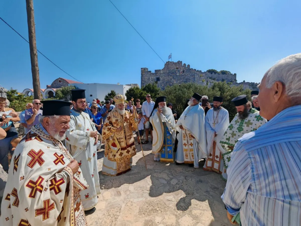 Απόδοση της Κοιμήσεως στην Παναγία του Κάστρου στη Λέρο