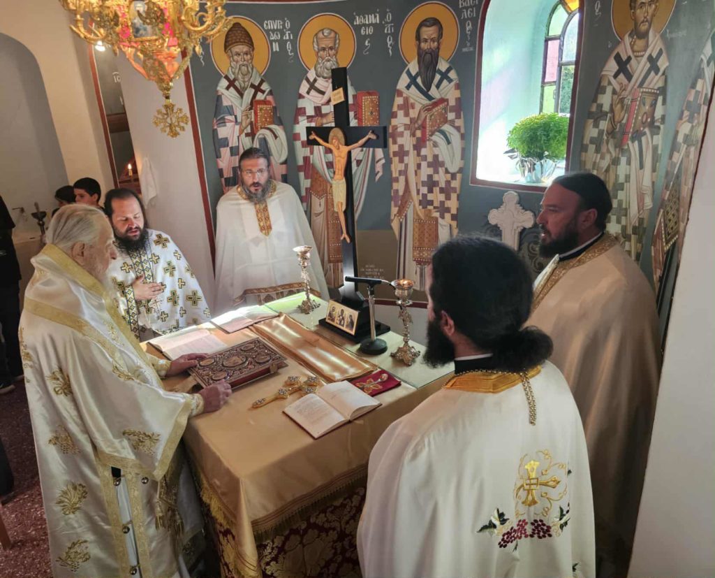 Η εορτή της Αποτομής της Τιμίας Κεφαλής του Τιμίου Προδρόμου στην Μητρόπολη Καρυστίας και Σκύρου