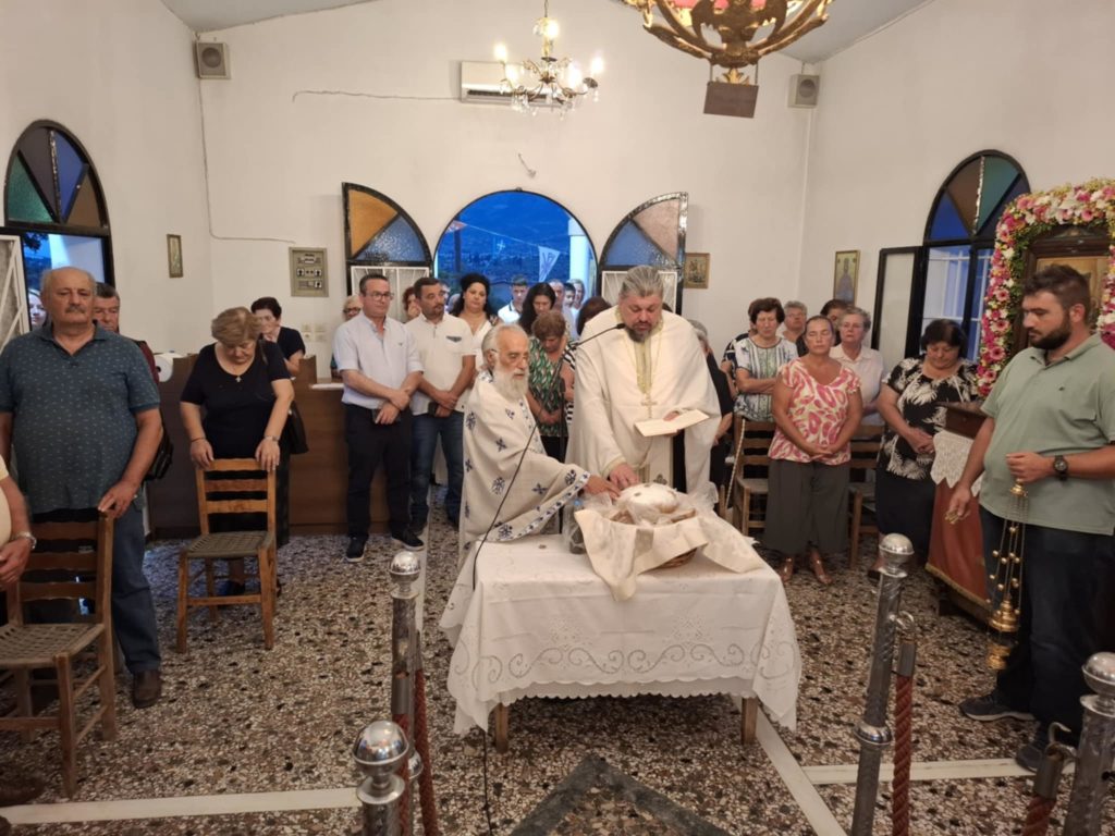 Η πανήγυρη του Ιερού Ναού Μεταμορφώσεως του Σωτήρος στα Άνω Μάμουλα Ερέτριας