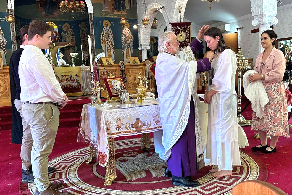 Newcastle: Δύο ακόμη νεοφώτιστοι Ορθόδοξοι στην Ενορία Αγίων Αποστόλων